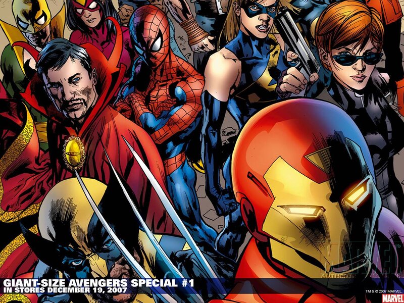 Avengers Team Group — Red, Dramatic