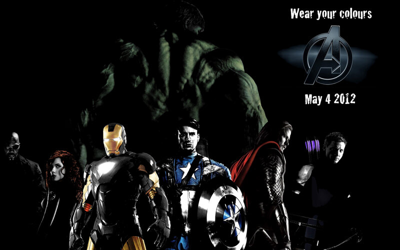 Avengers Team Lineup — Black