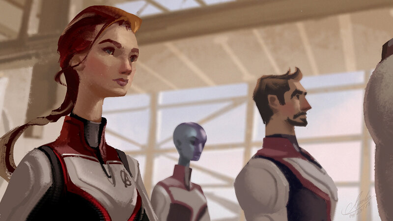Avengers Team Members — Red
