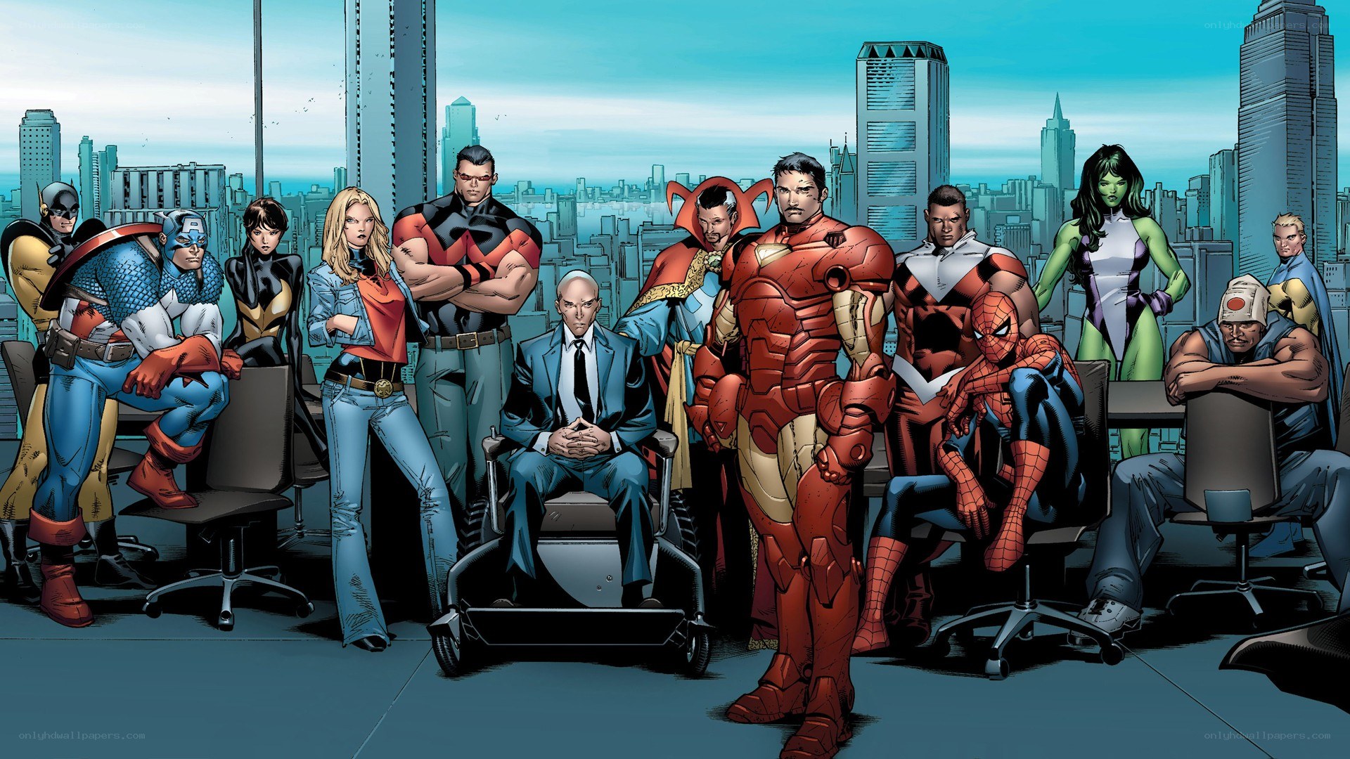 Avengers team portrait