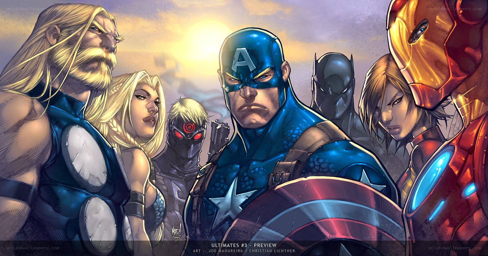 Avengers team portrait