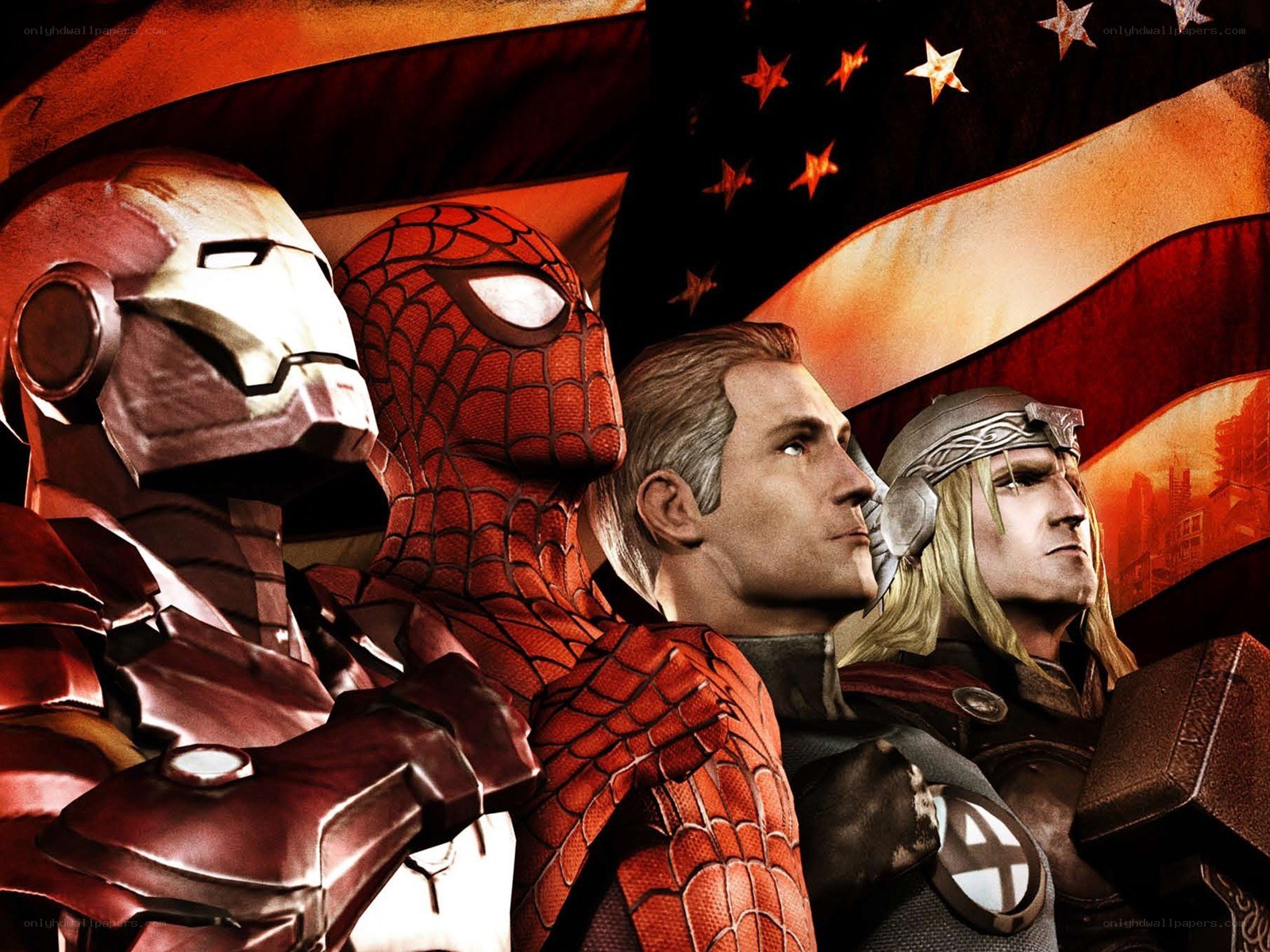 Avengers team portrait