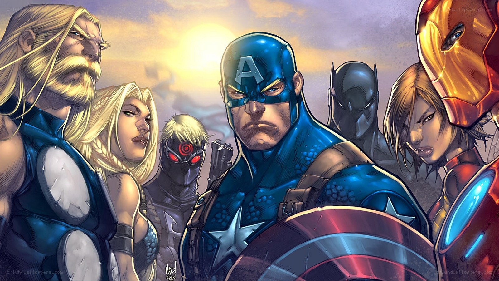 Avengers team portrait