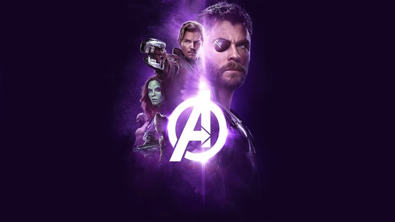 Avengers Team Portrait — Purple