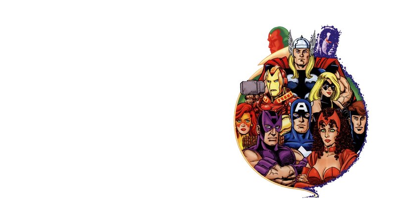 Avengers Team Portrait — Red, Heroic