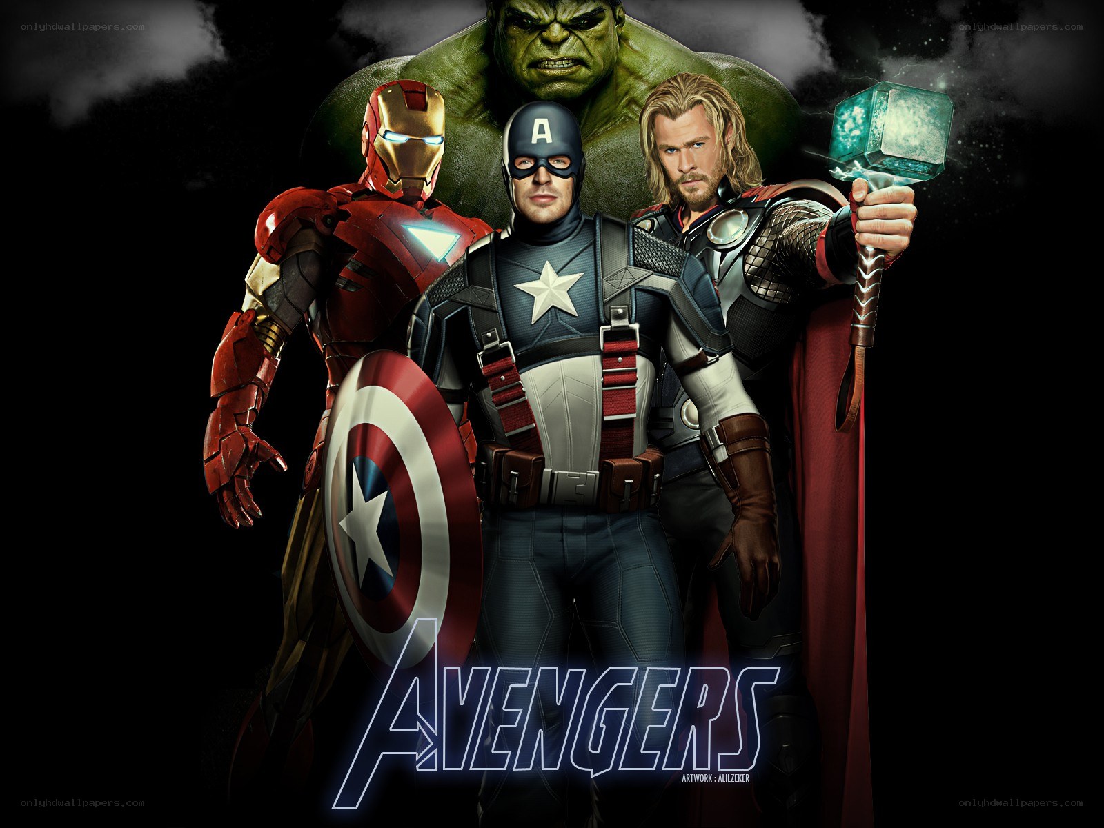 Avengers team poster