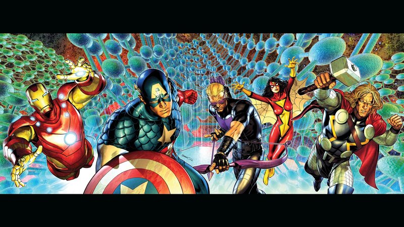 Avengers Team — Red, Dynamic