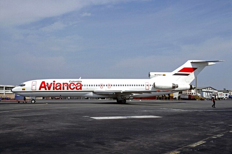 Avianca airplane on tarmac