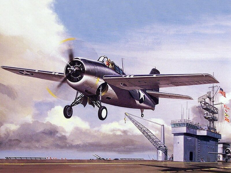 Aviation art of a fighter plane