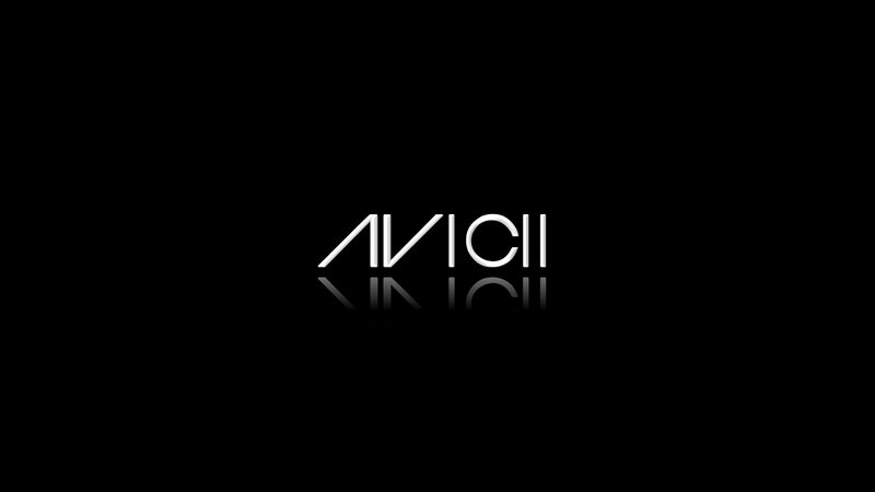 AVICII Logo — Black, Dark