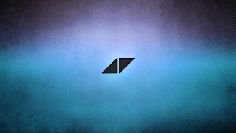 Avicii Logo on Gradient
