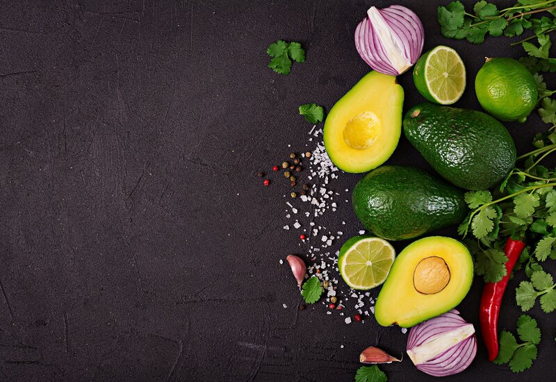 Avocado and Lime Ingredients