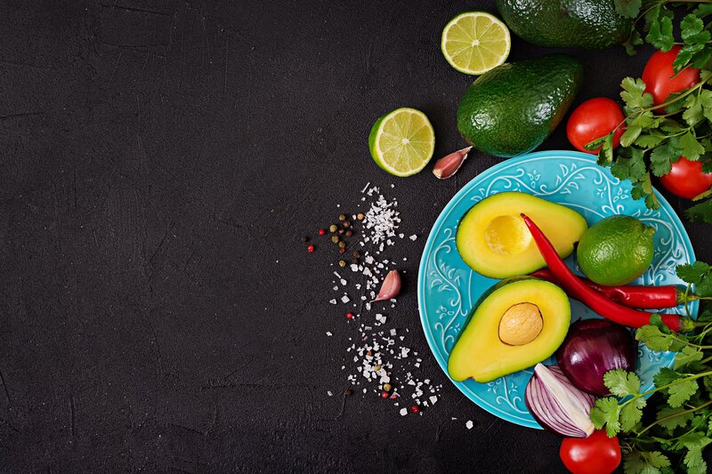 Avocado and Vegetables