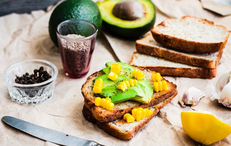 Avocado Toast with Corn