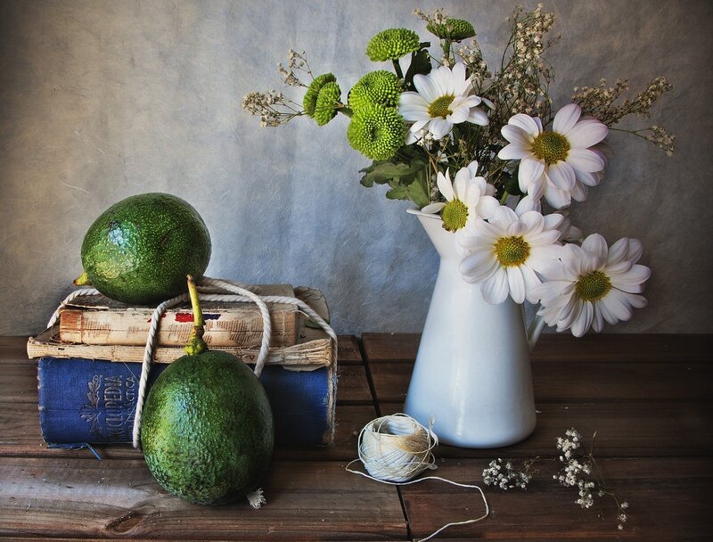Avocados and Flowers