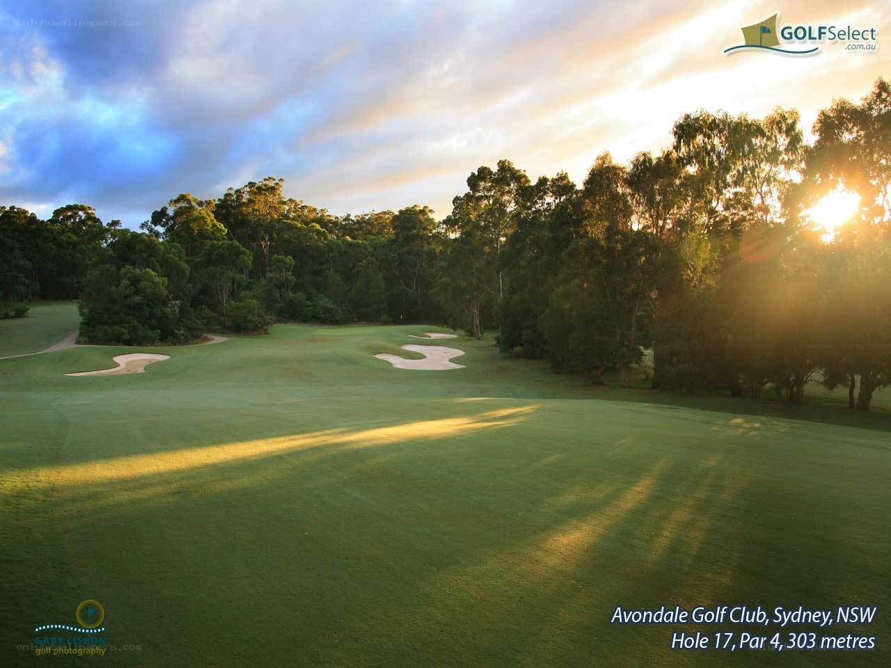 Avondale Golf Club sunset