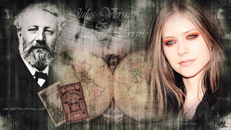 Avril Lavigne and Jules Verne