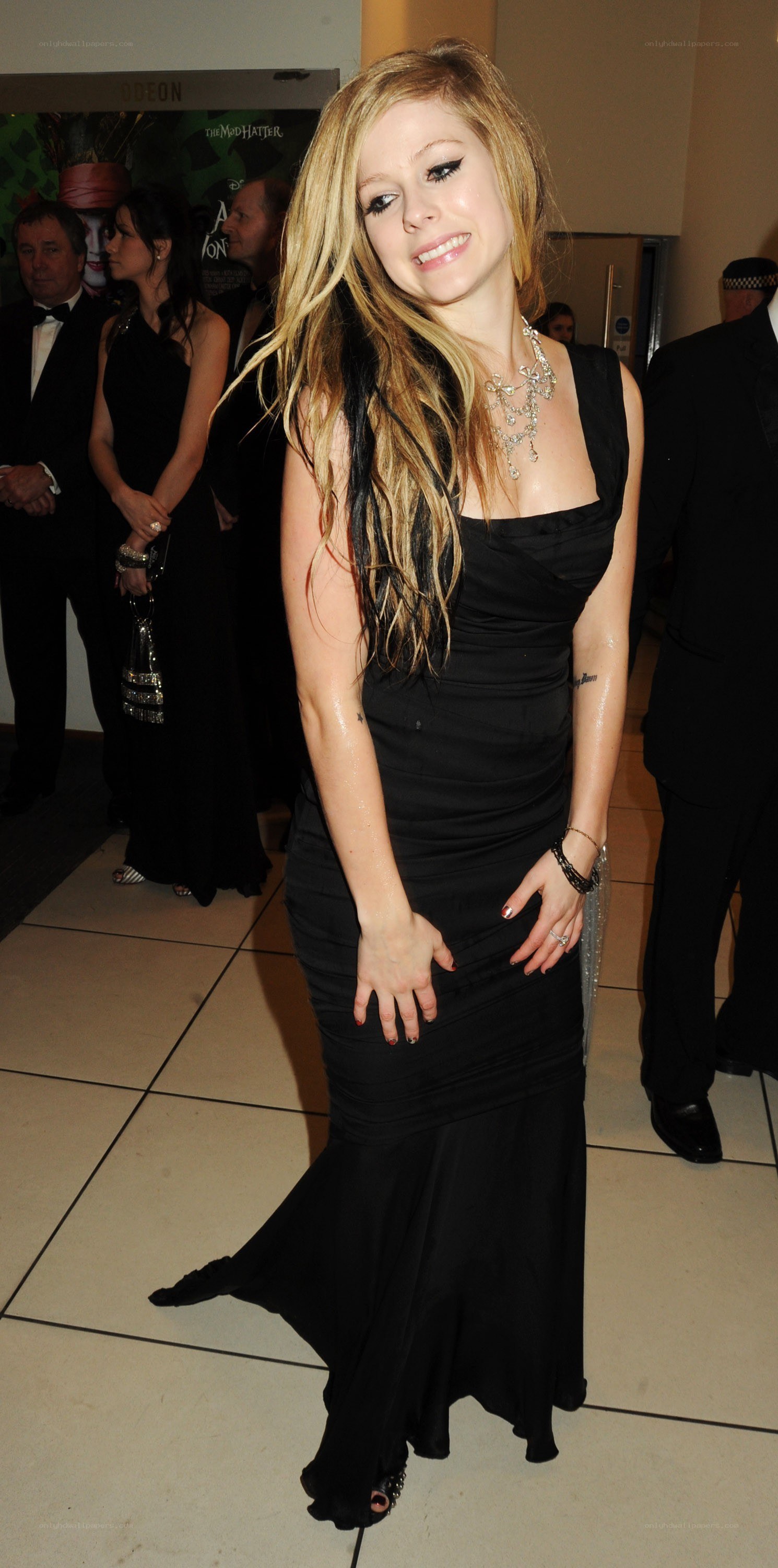 Avril Lavigne at a formal event