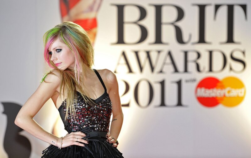 Avril Lavigne at Brit Awards