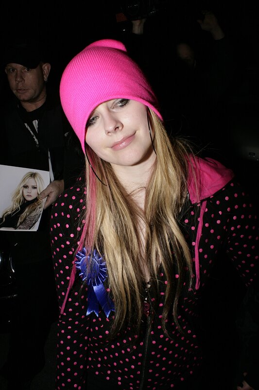 Avril Lavigne at event