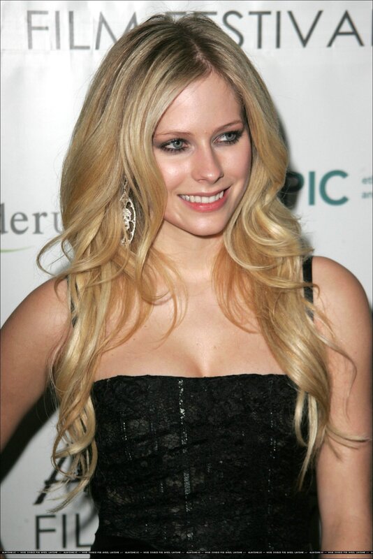 Avril Lavigne at film festival