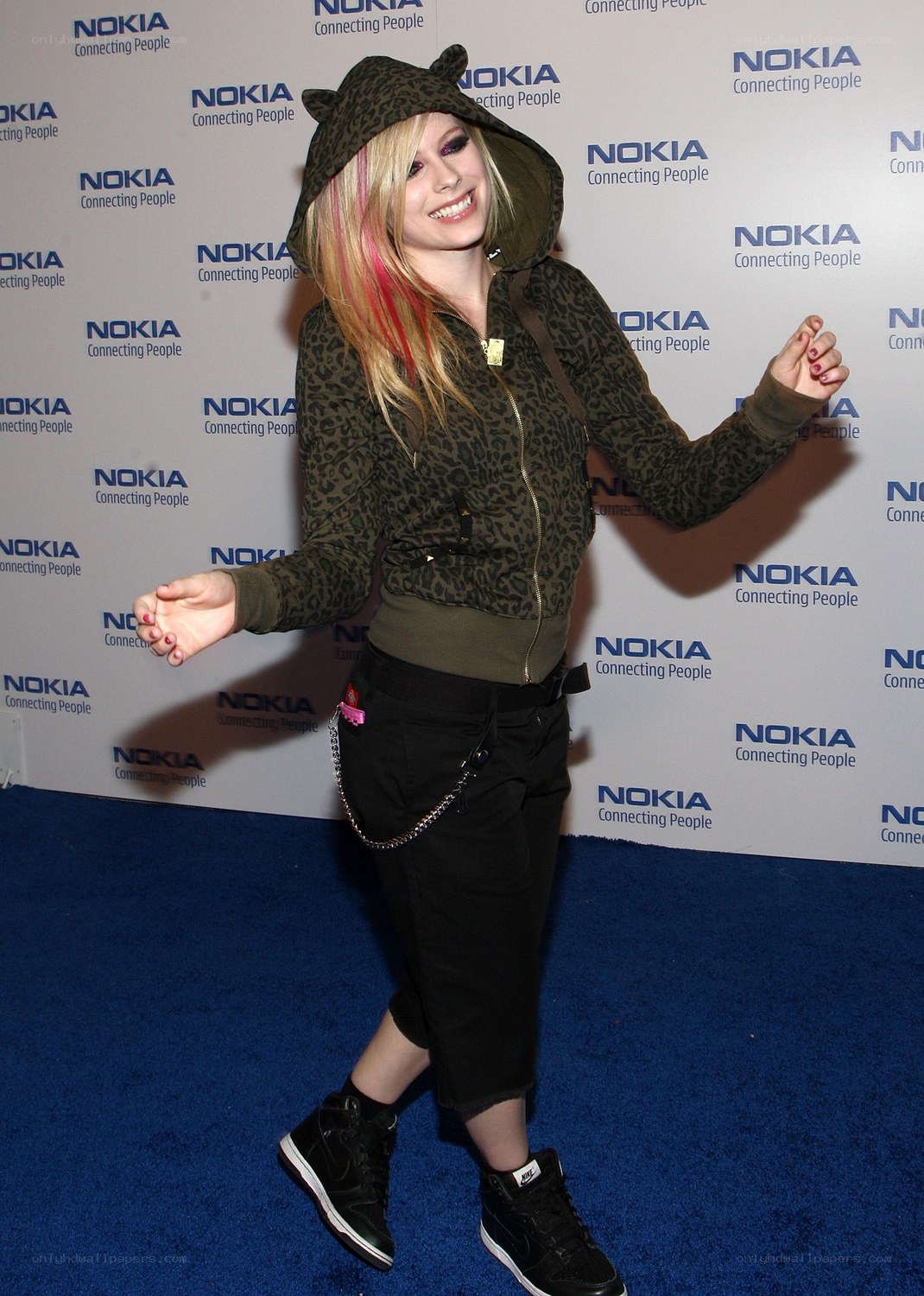 Avril Lavigne at Nokia event