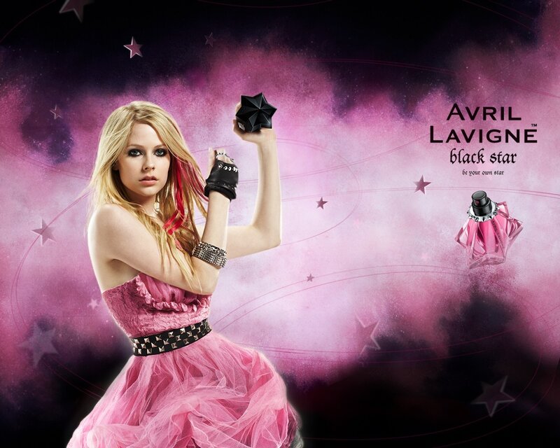 Avril Lavigne Black Star ad