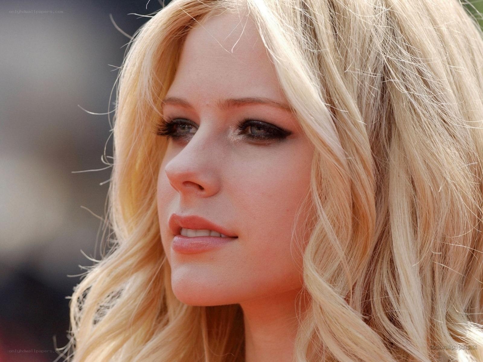 Avril Lavigne close-up portrait