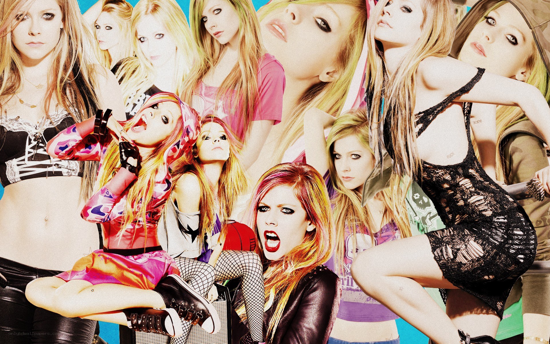 Avril Lavigne collage artwork