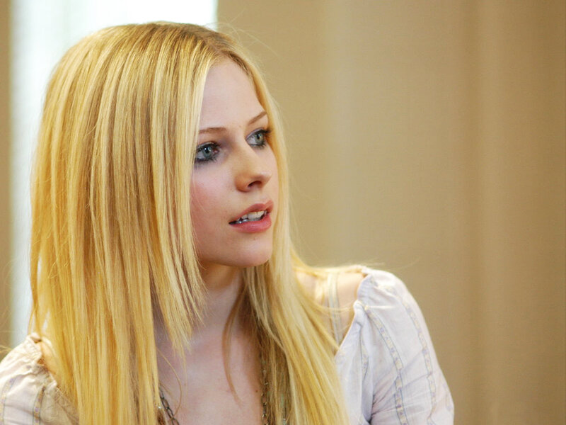 Avril Lavigne in a candid moment