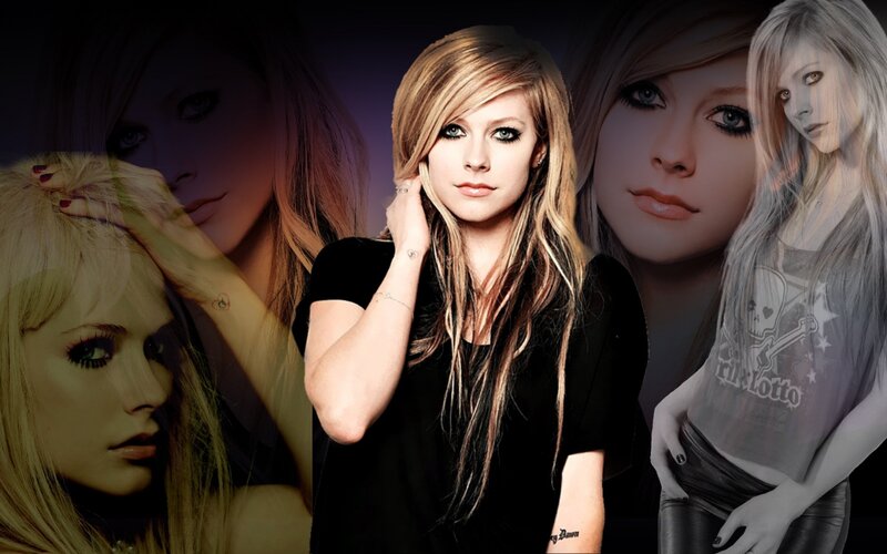 Avril Lavigne in Collage