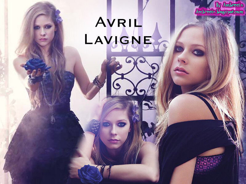 Avril Lavigne in Three Poses