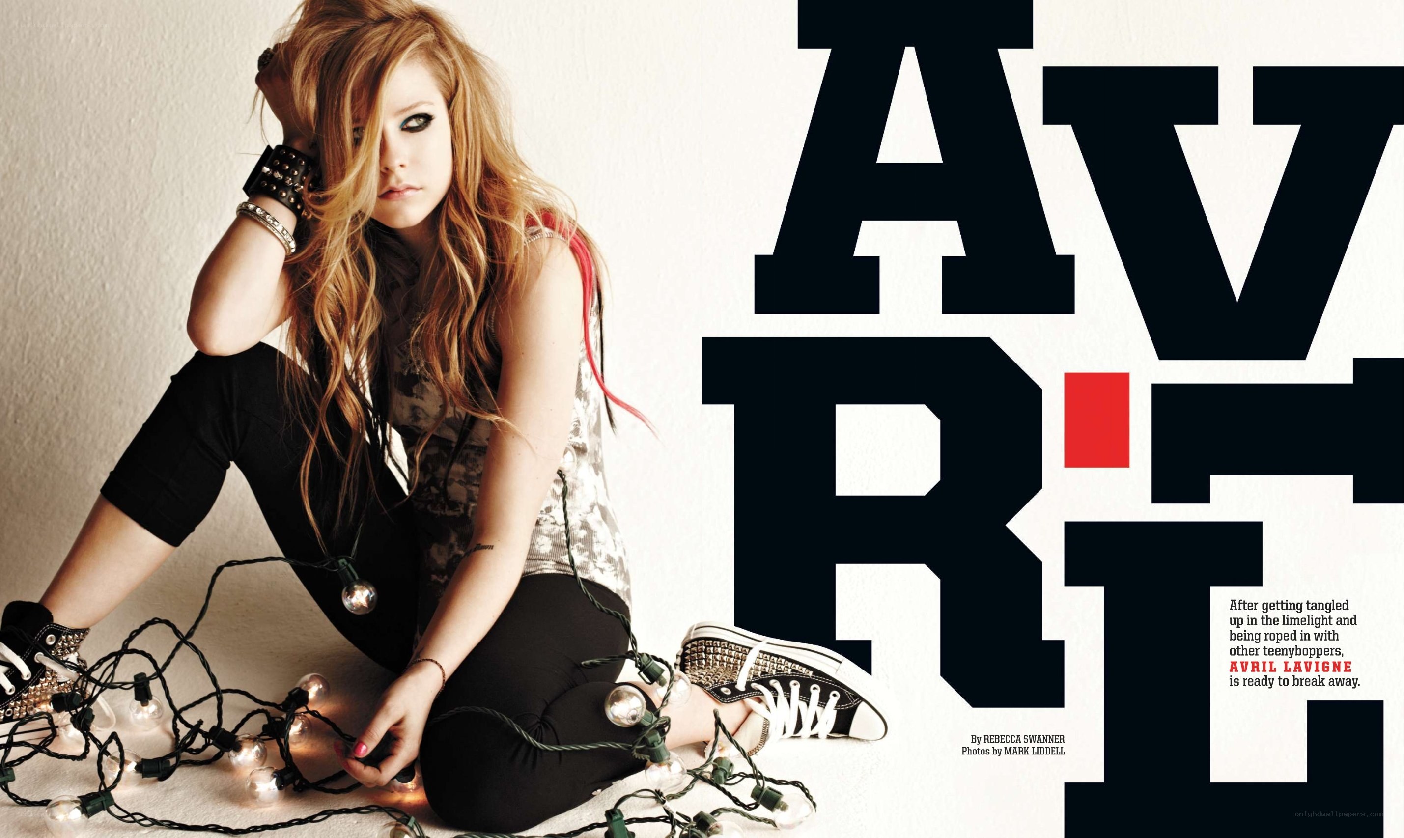 Avril Lavigne magazine cover