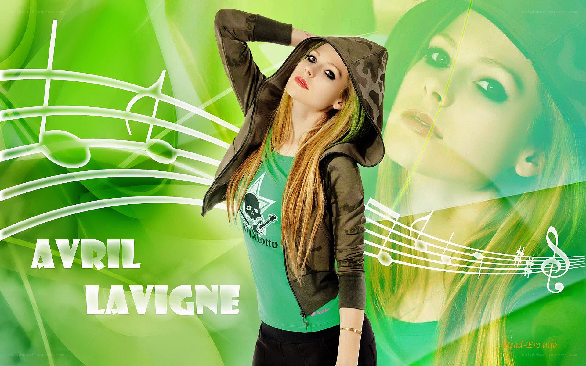 Avril Lavigne music wallpaper