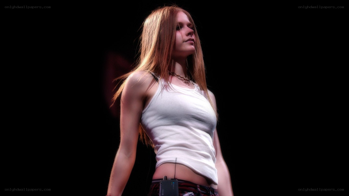Avril Lavigne on stage