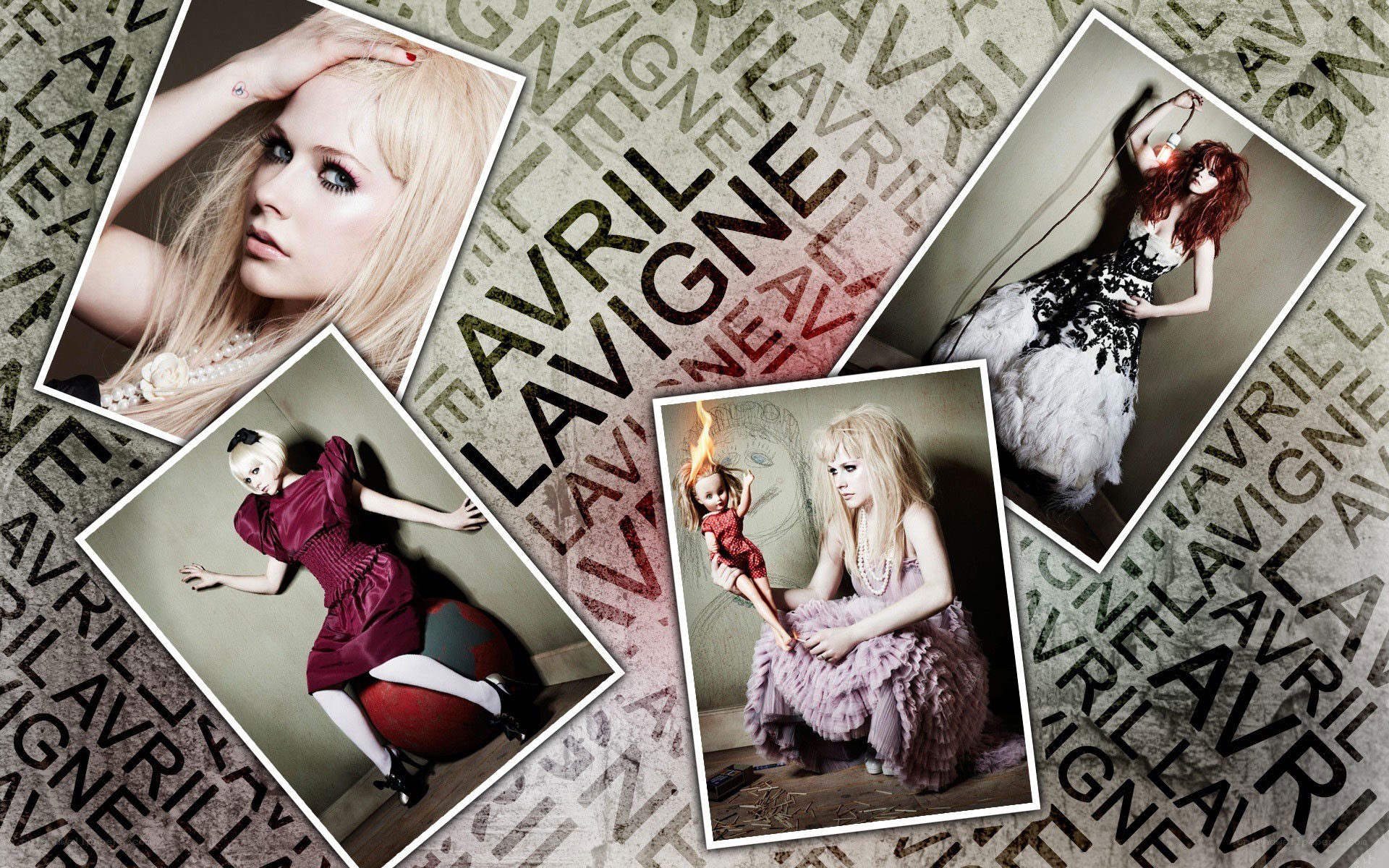 Avril Lavigne photo collage