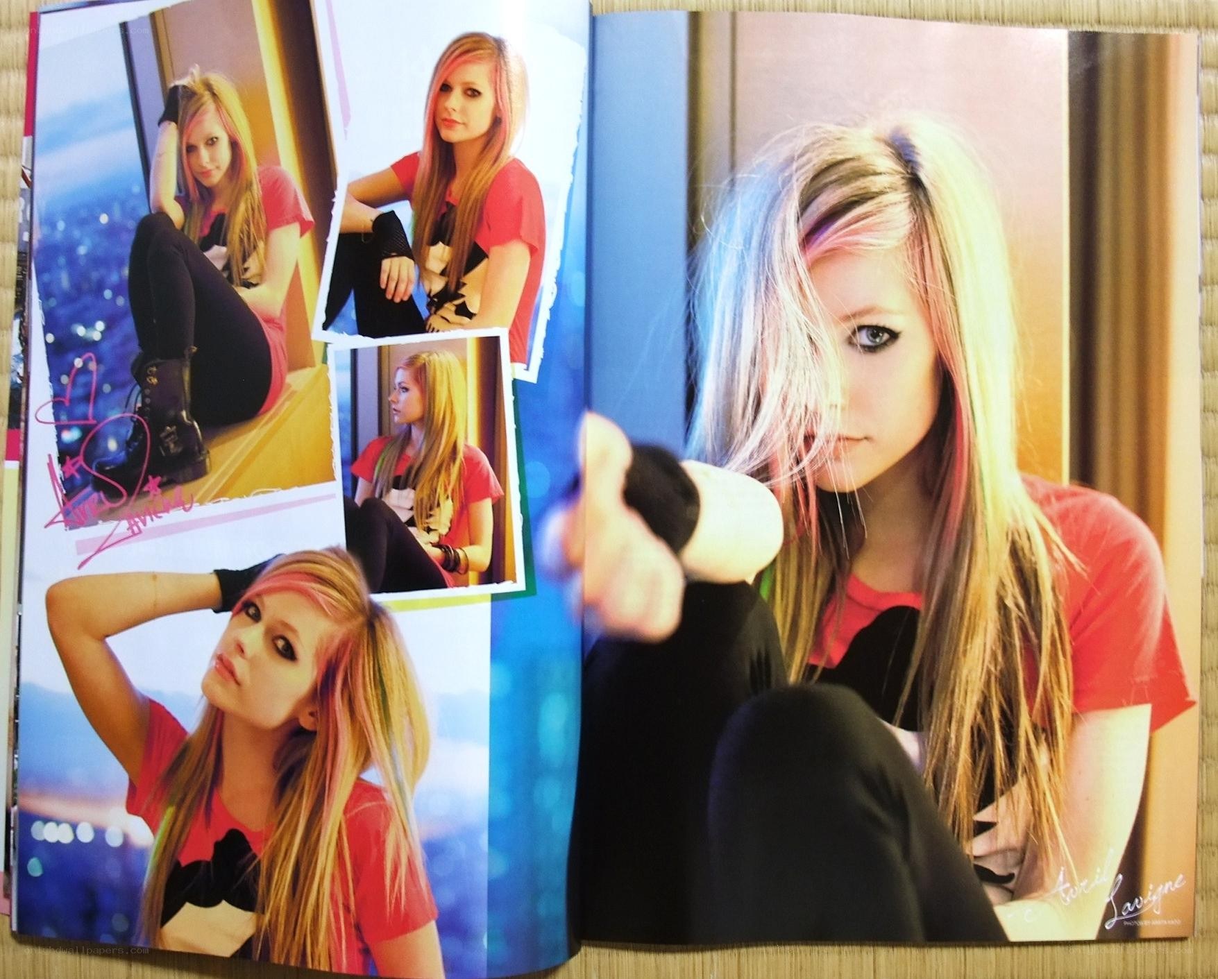 Avril Lavigne photo spread