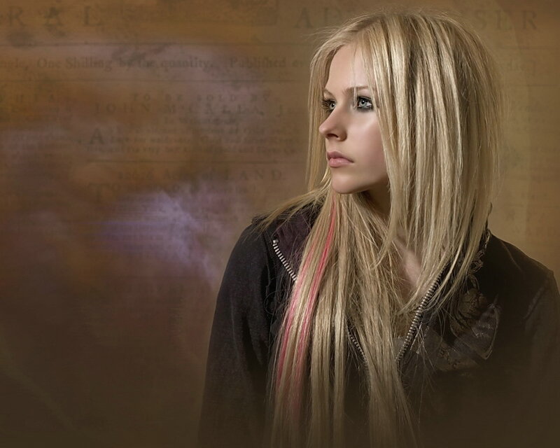 Avril Lavigne portrait