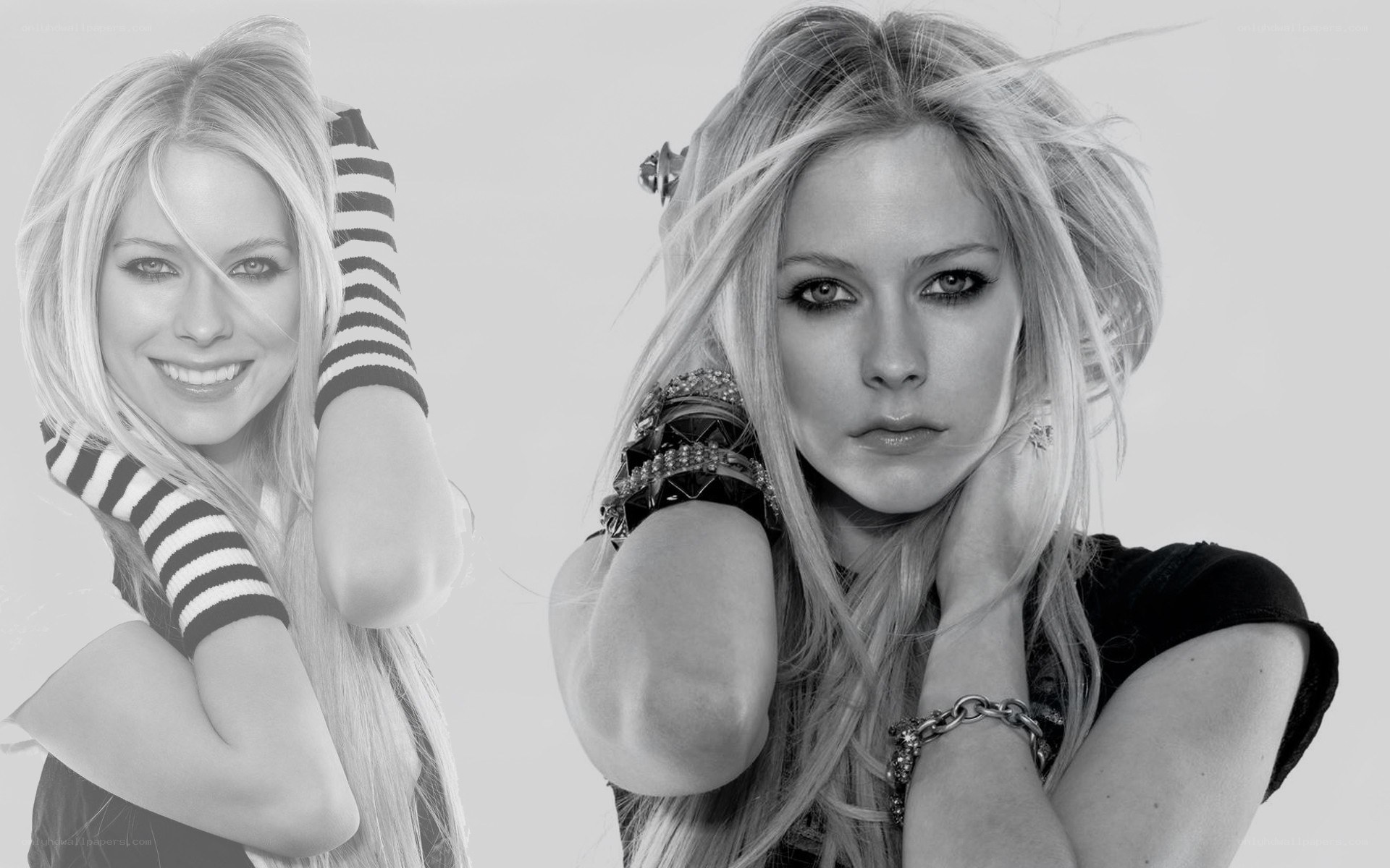 Avril Lavigne portrait collage