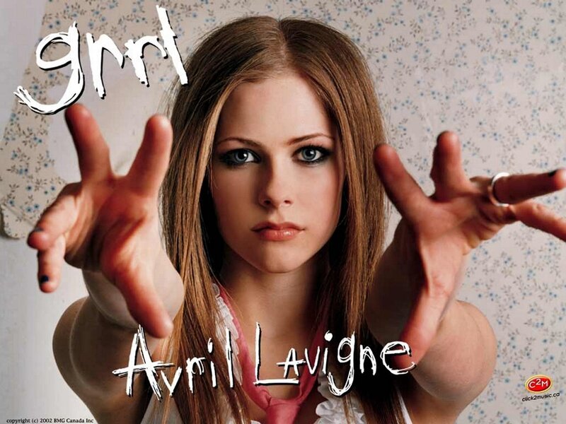 Avril Lavigne Posing — Brown