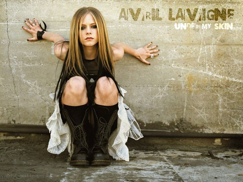 Avril Lavigne under my skin
