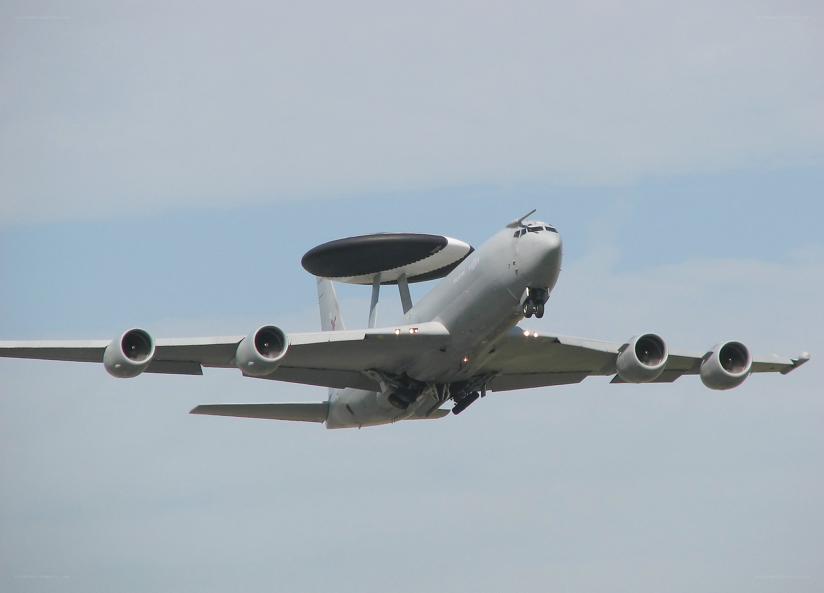 AWACS aircraft in flight