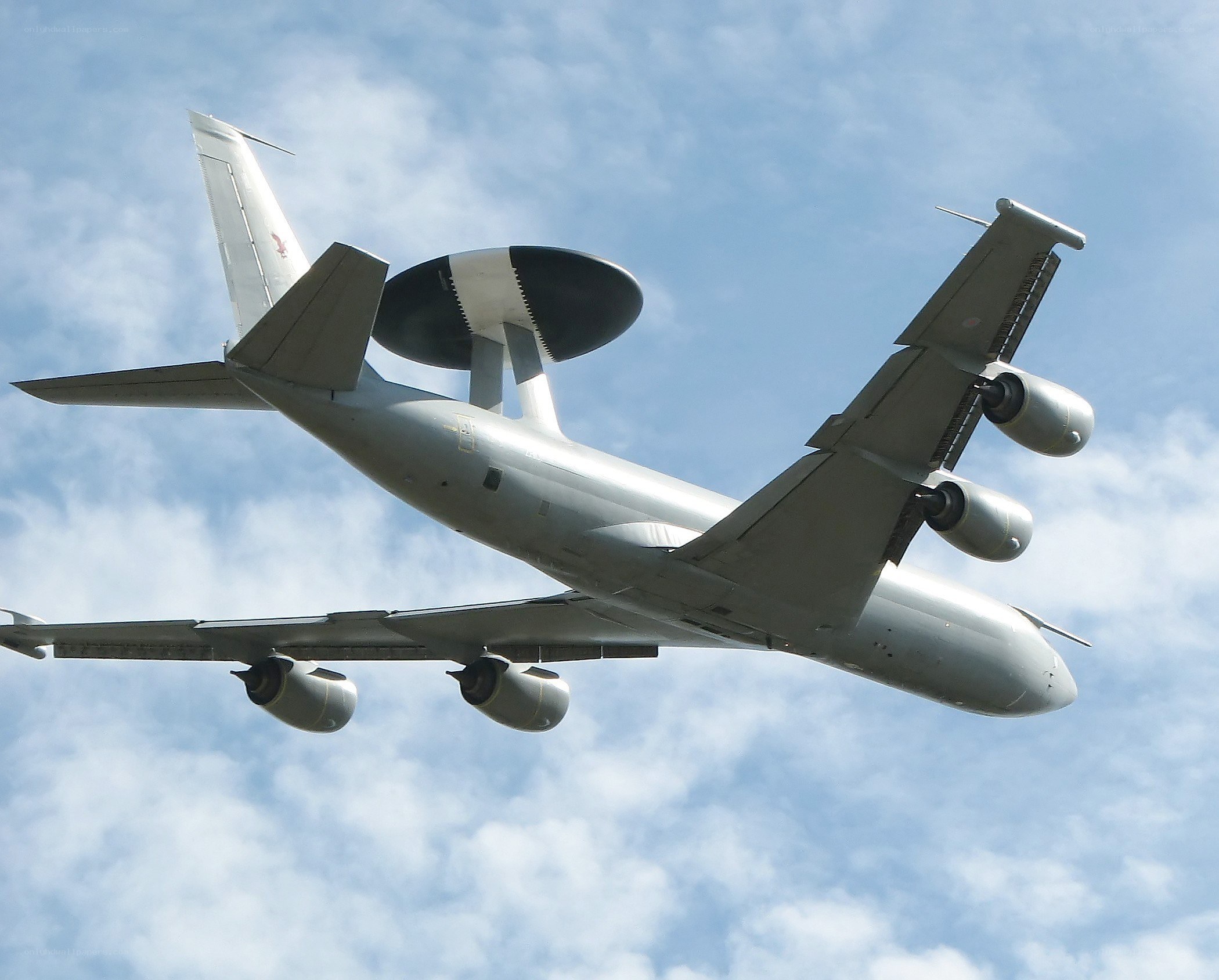 AWACS aircraft in flight