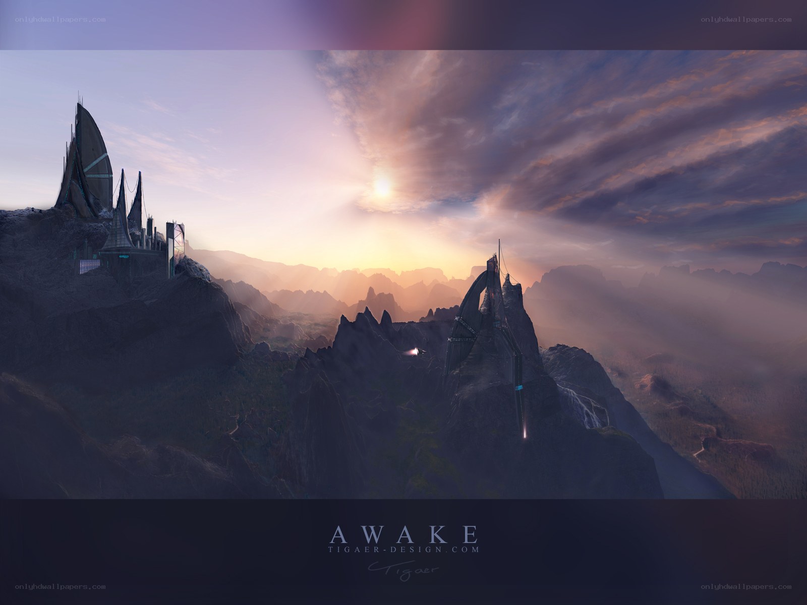 Awake: Futuristic Mountain Fortress