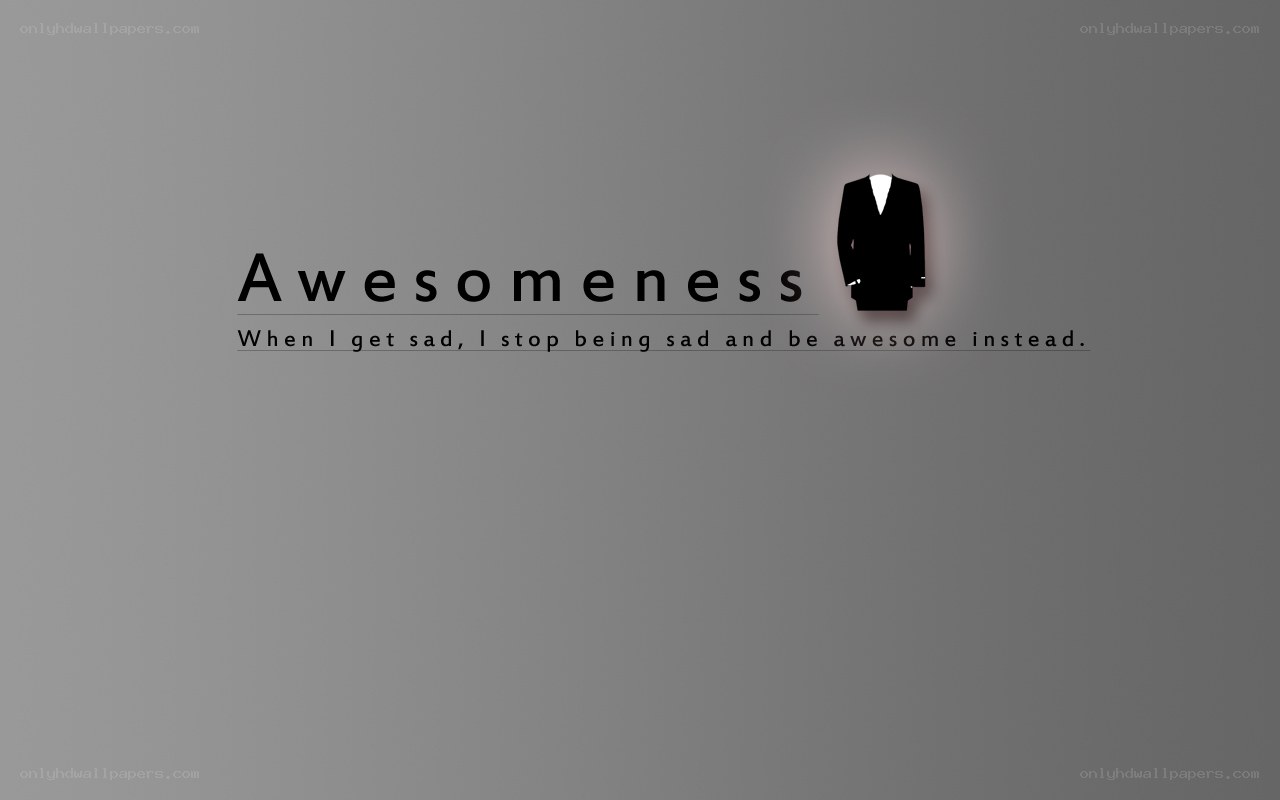Awesomeness quote image