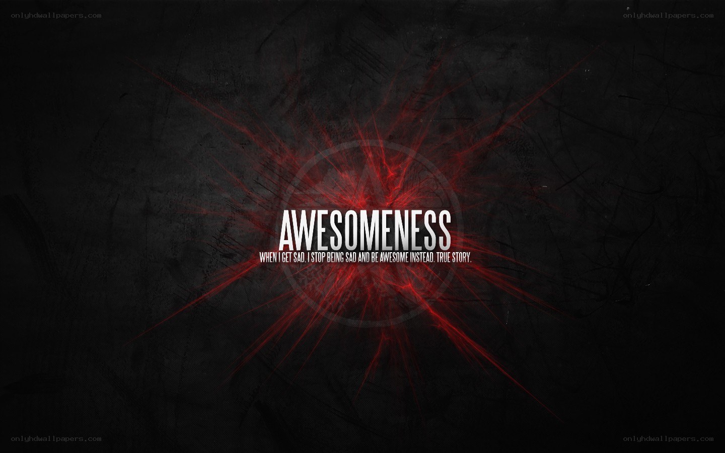 Awesomeness quote wallpaper