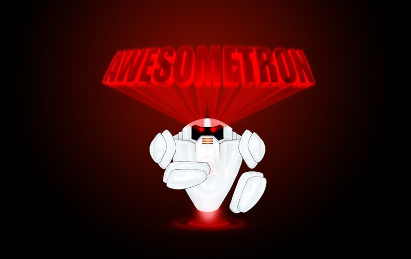 Awesometron robot logo