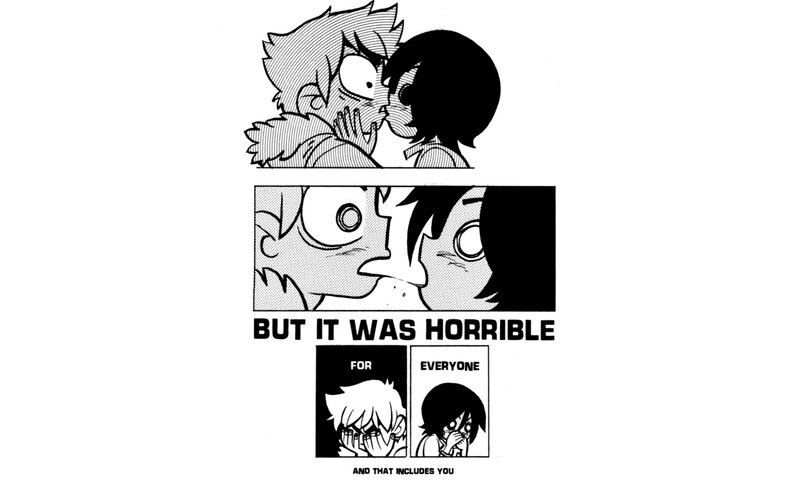 awkward kiss comic