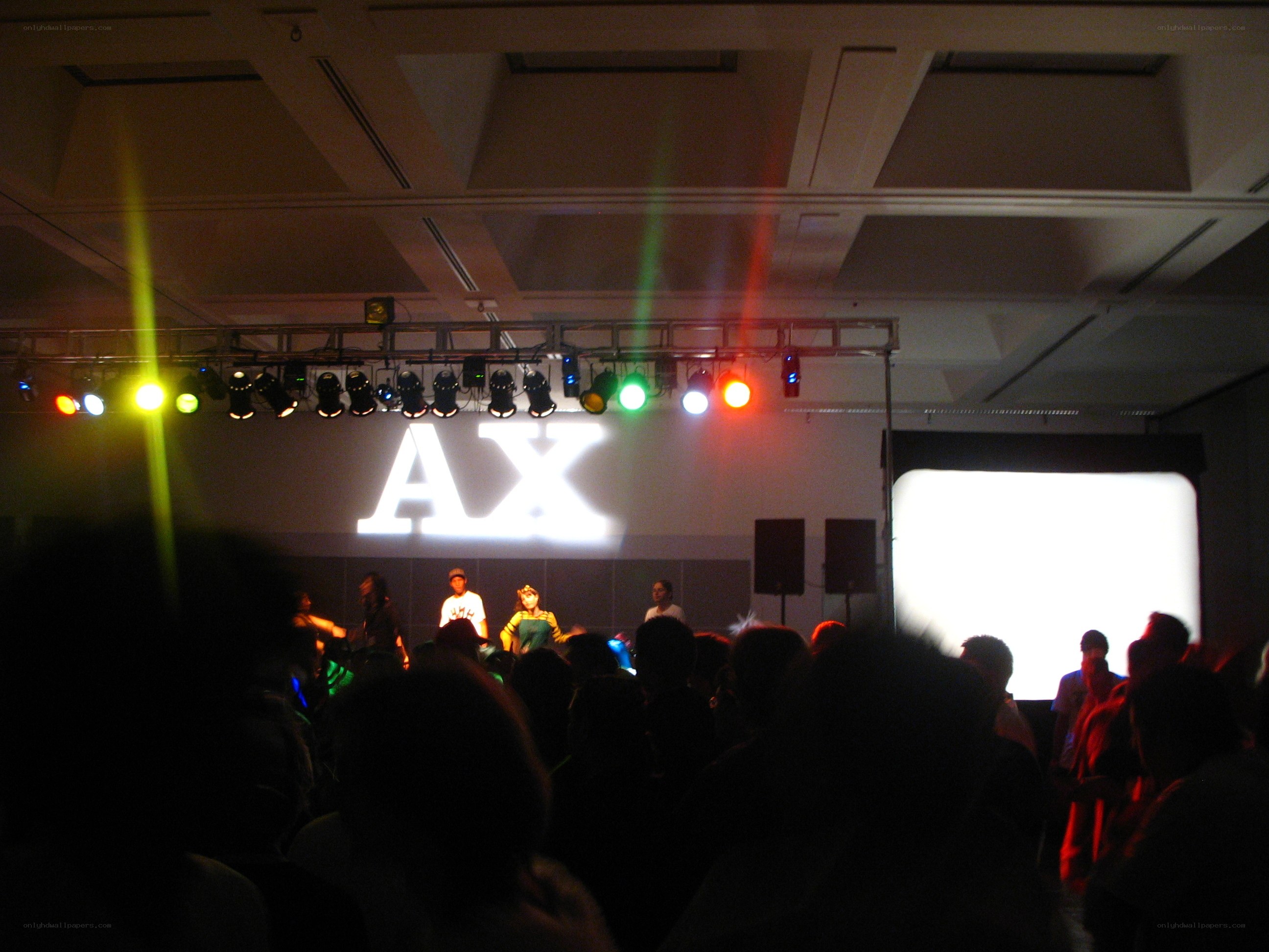 AX event with stage lights