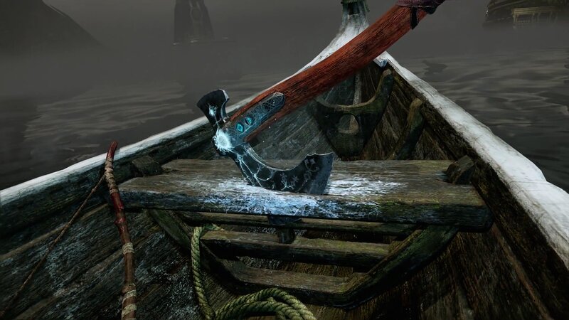 Axe in a Boat